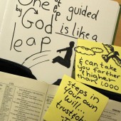 Soul Dreamer Journal Notes: One Step Guided By God Can Take You Farther