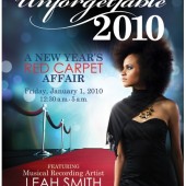 Celebrate the New Year at Unforgettable 2010: A Red Carpet Affair